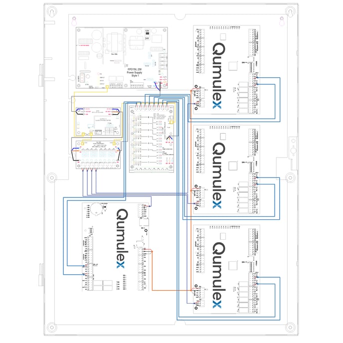 Unified Door Kit Wiring 8 Door Kit QXEP-DKUF-08DR-1502-MR52-U